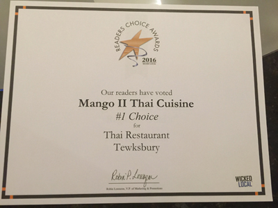 1 Choice Thai Restaurant Tewksbury